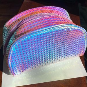 Iridescent Makeup Bag